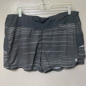Athleta Gray Athletic Shorts Lightweight and Comfortable